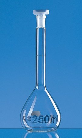 容量瓶，BLAUBRAND, A级，1000 ml，Boro 3.3, NS 24/29 PP瓶塞|1000ml|Brand/普兰德