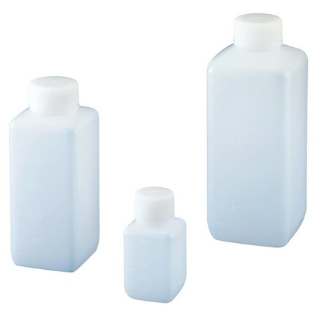 J瓶(方形细口白色) 未灭菌 100ml【NIKKO】|100ml|AS-ONE/亚速旺