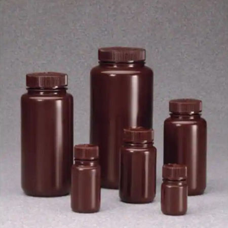 [LPE] 琥珀色广口圆底瓶，琥珀色高密度聚乙烯，30ml容量|30ml|Nalgene/耐洁